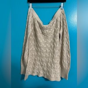 New York & Company Off the Shoulders Knit Sweater